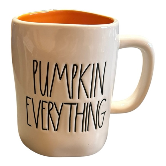 Rae Dunn Other - Rae Dunn PUMPKIN EVERYTHING Coffee Mug Orange Inside Thanksgiving Farmhouse